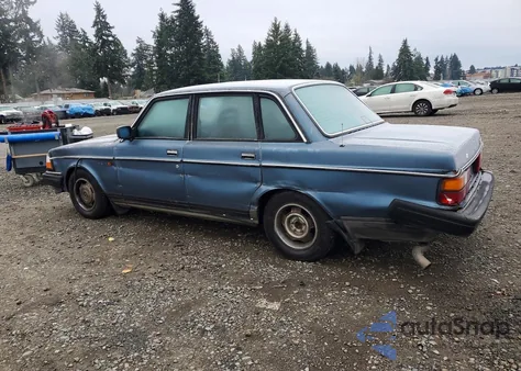 1986 Volvo 244 Dl из США, поврежденный, VIN YV1AX8849G1147552